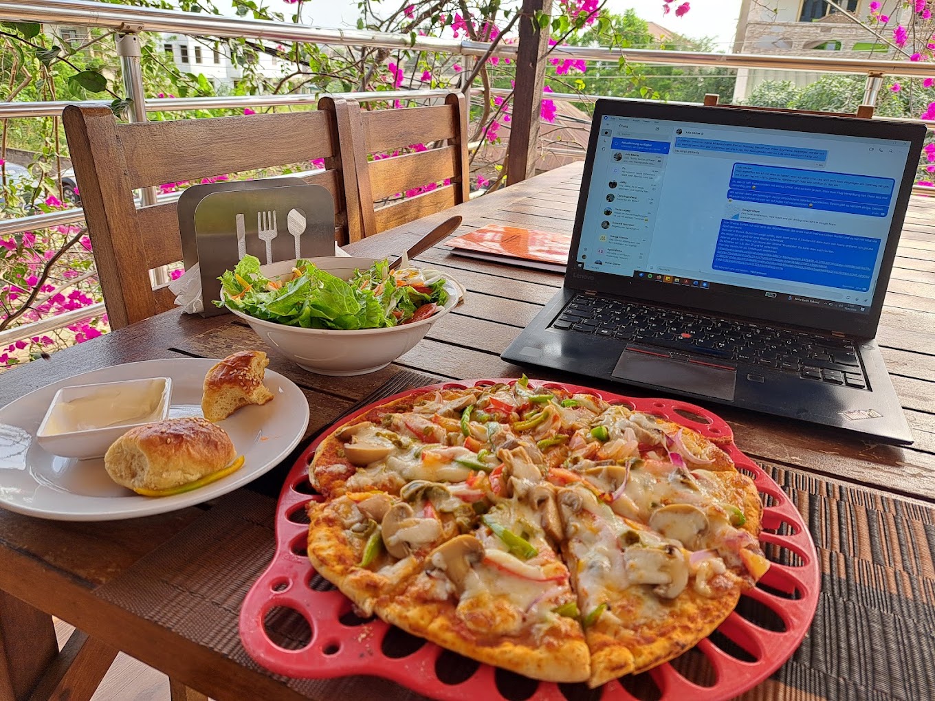 Lunch on the Balcony