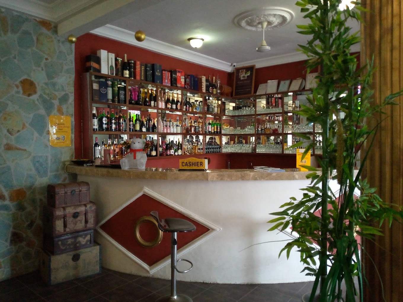The lounge bar