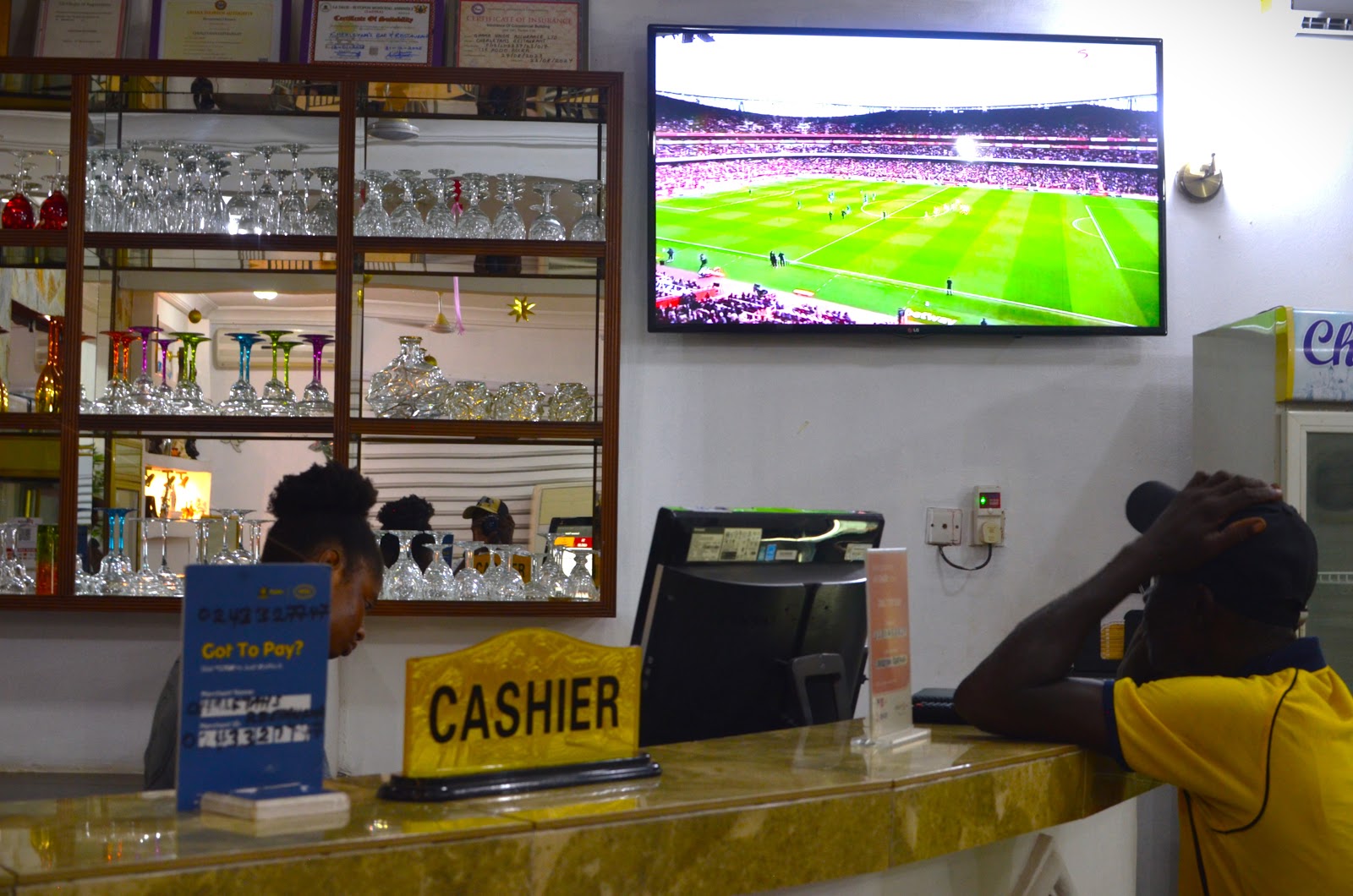 The Cherleyans counter on a relaxed afternoon